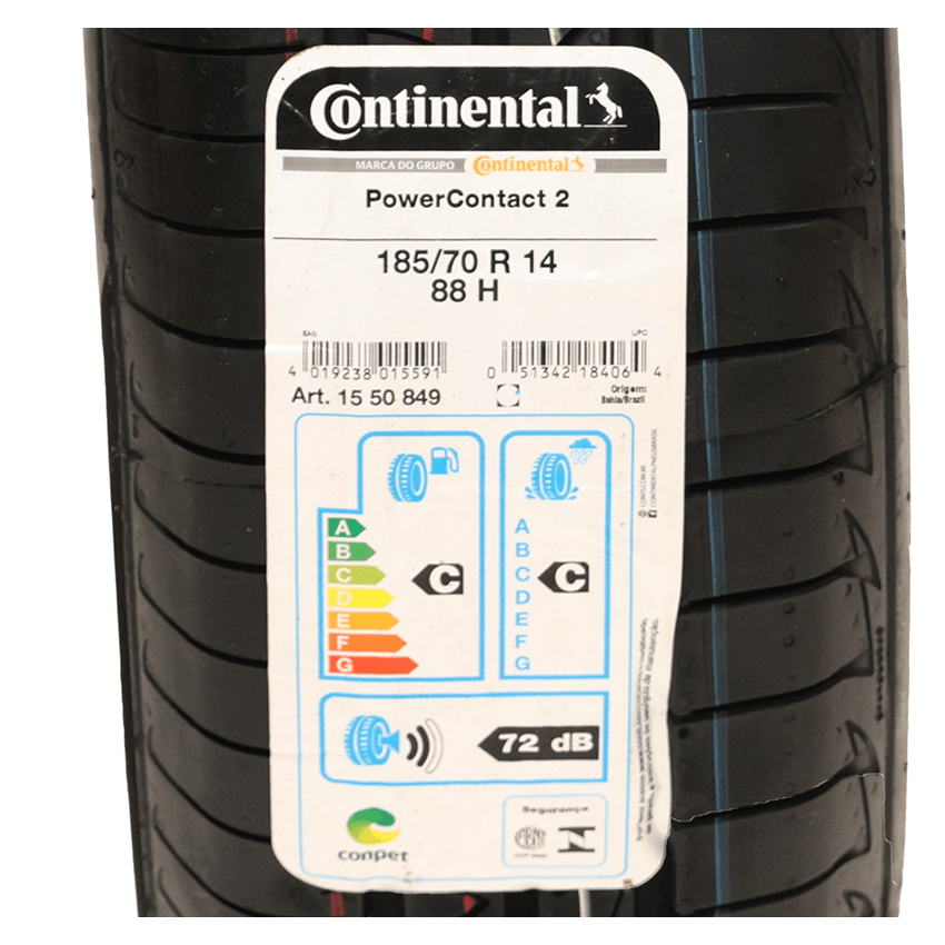 Pneu 185/70R14 Continental PowerContact 2 88H
