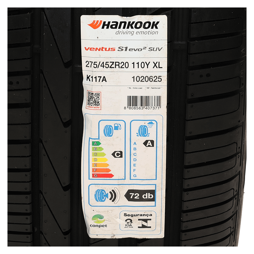 Pneu 275/45R20 Hankook Ventus S1 Evo 2 K117A 110Y XL