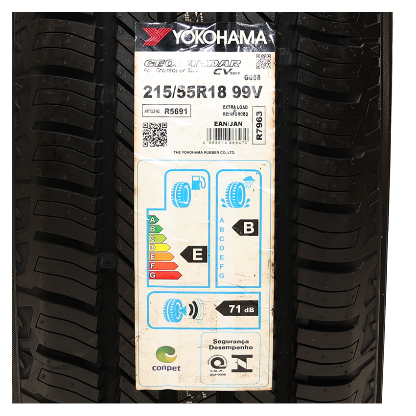Pneu 215/55R18 Yokohama Geolandar CV G058 99V