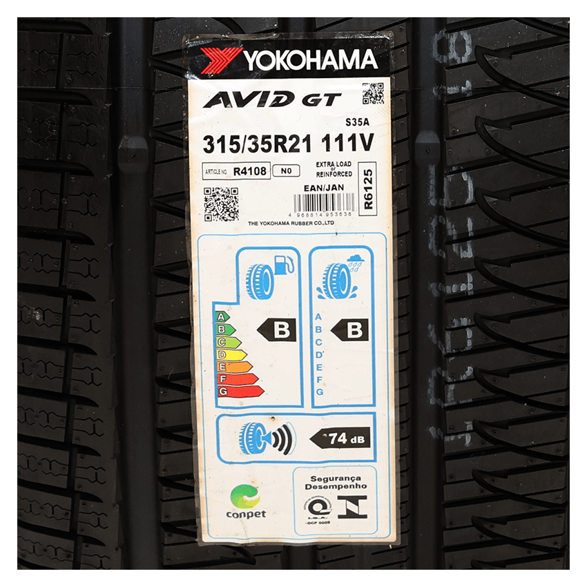 Pneu 315/35R21 Yokohama Avid GT S35A N-0 111V