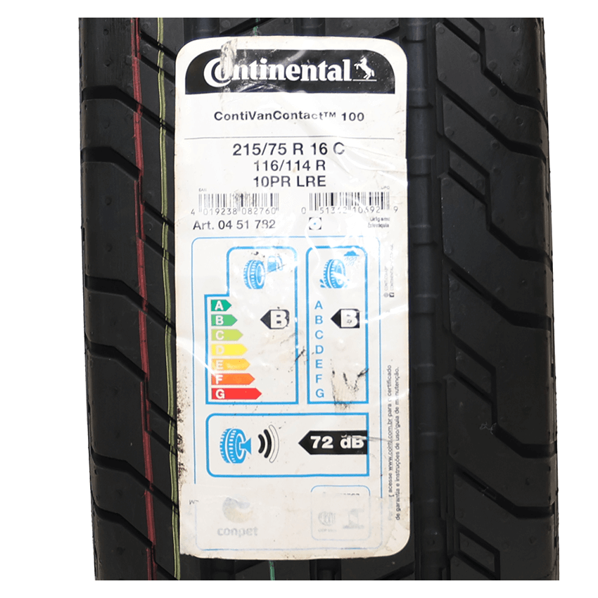 Pneu 215/75R16C Continental Contivancontact 100 116/114R
