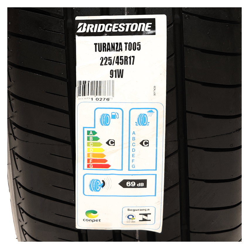 Pneu 225/45R17 Bridgestone Turanza T005 91W