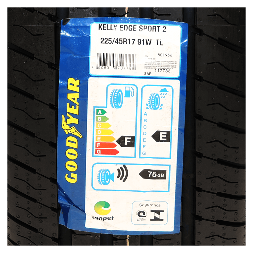 Pneu 225/45R17 Goodyear Kelly Edge Sport 2 91W