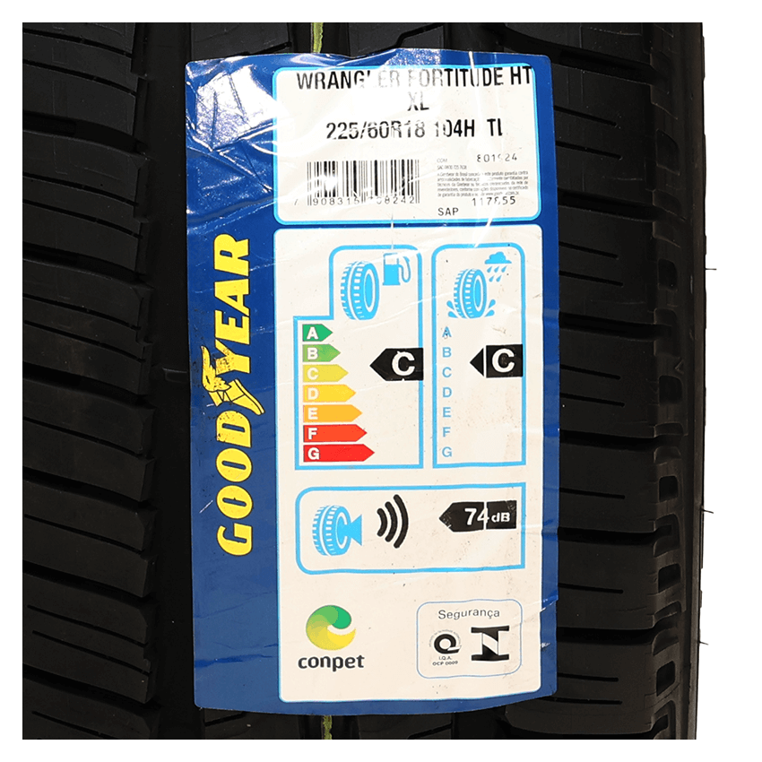 Pneu 225/60R18 Goodyear Wrangler Fortitude 104H