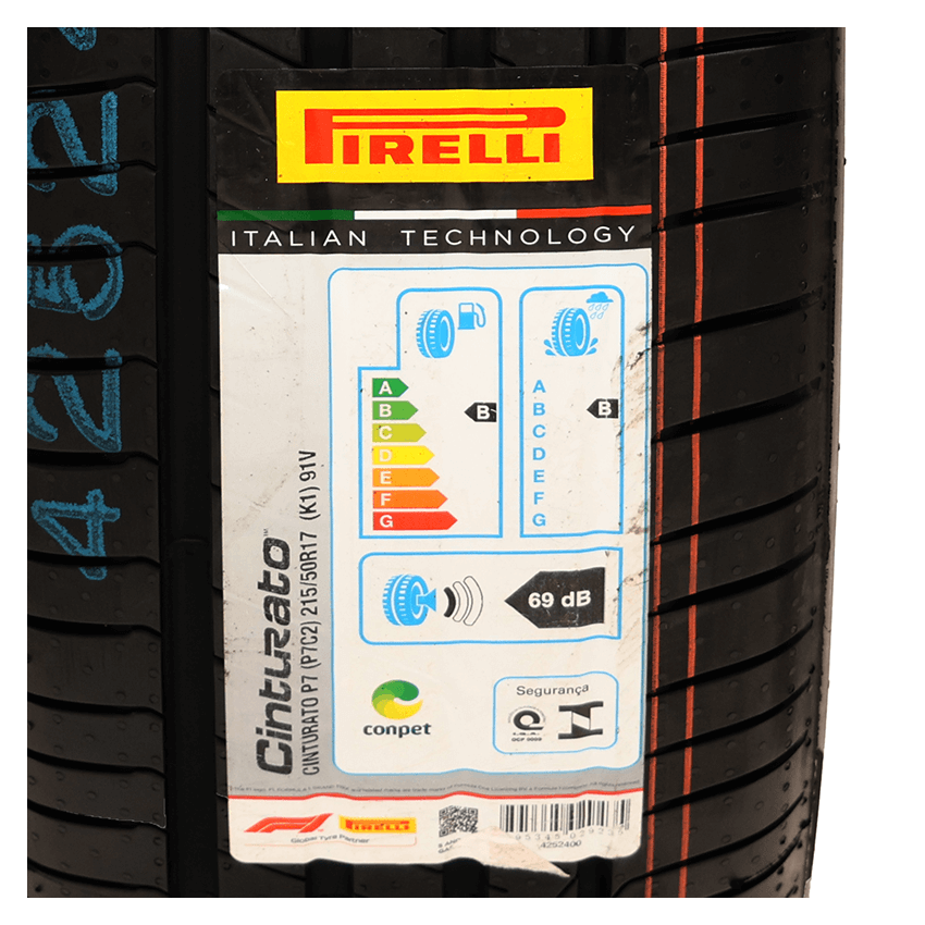 Pneu 215/50R17 Pirelli Cinturato P7 91V (K1)