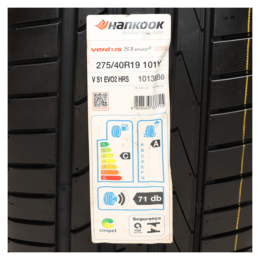 Pneu 275/40R19 Hankook Ventus S1 Evo2 K117B 109Y Runflat