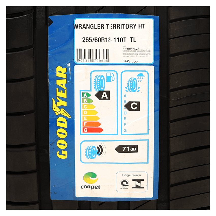Pneu 265/60R18 Goodyear Wrangler Territory 110T