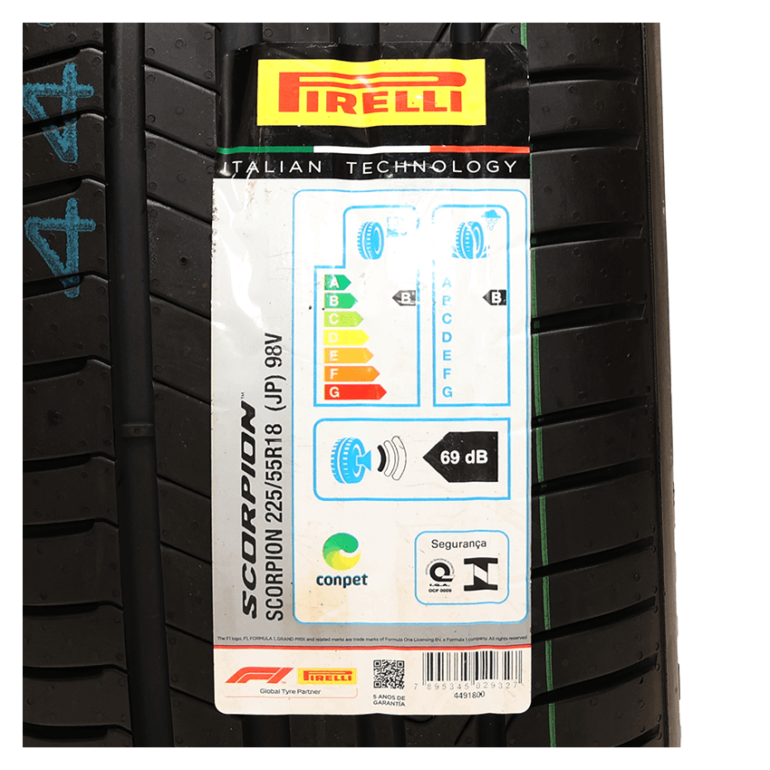 Pneu 225/55R18 Pirelli Scorpion 98V
