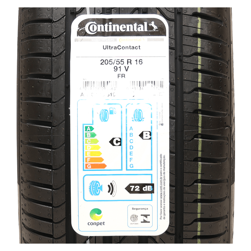 Pneu 205/55R16 Continental UltraContact 91V