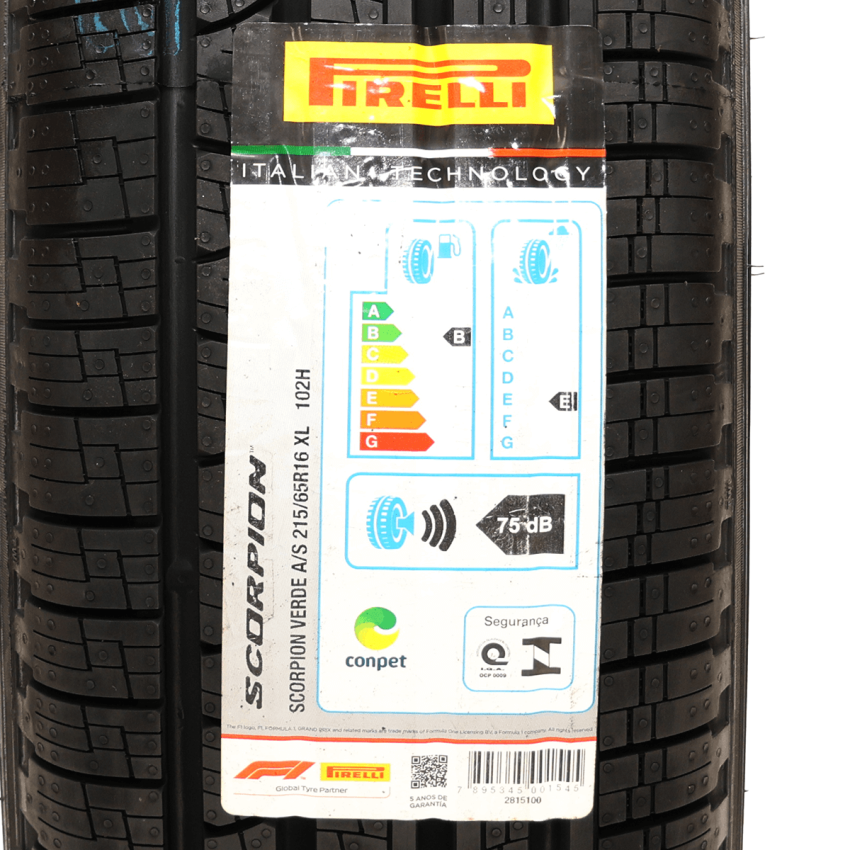 Pneu 215/65R16 Pirelli Scorpion Verde All Season 102H