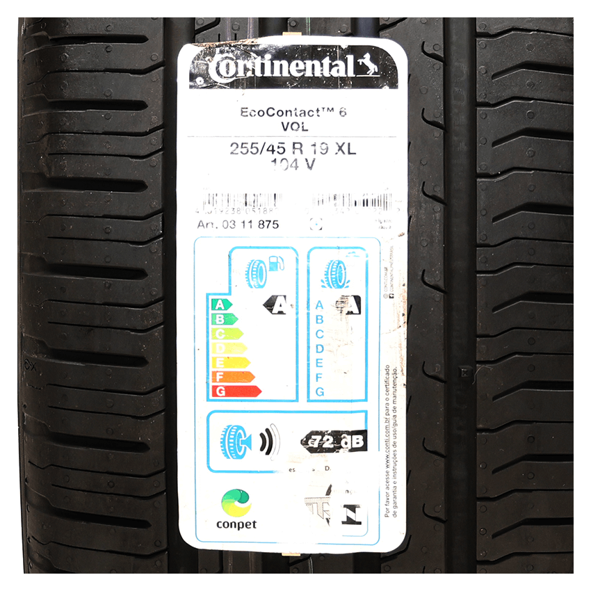 Pneu 255/45R19 Continental EcoContact 6 104V