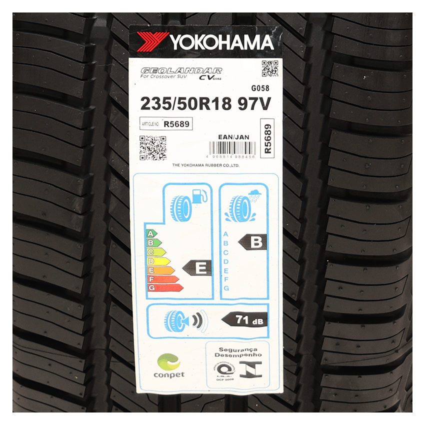 Pneu 235/50R18 Yokohama Geolandar CV G058 97V