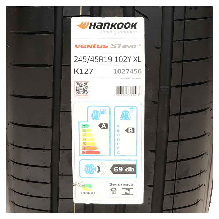 Pneu 245/45R19 Hankook Ventus S1 Evo 3 K127 102Y