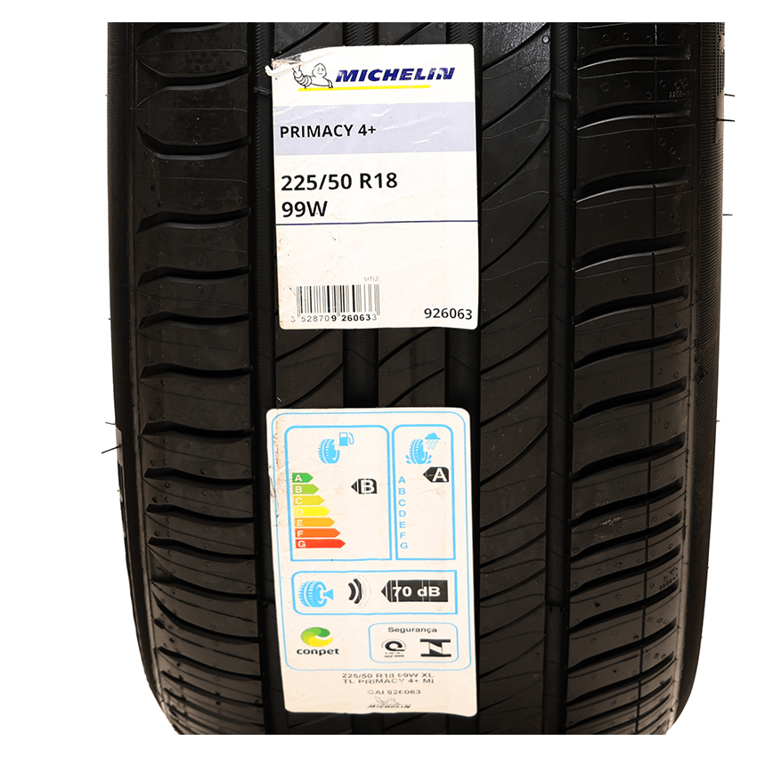 Pneu 225/50R18 Michelin Primacy 4+ 99W
