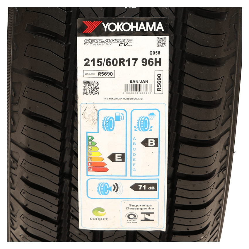 Pneu 215/60R17 Yokohama Geolandar CV G058 96H