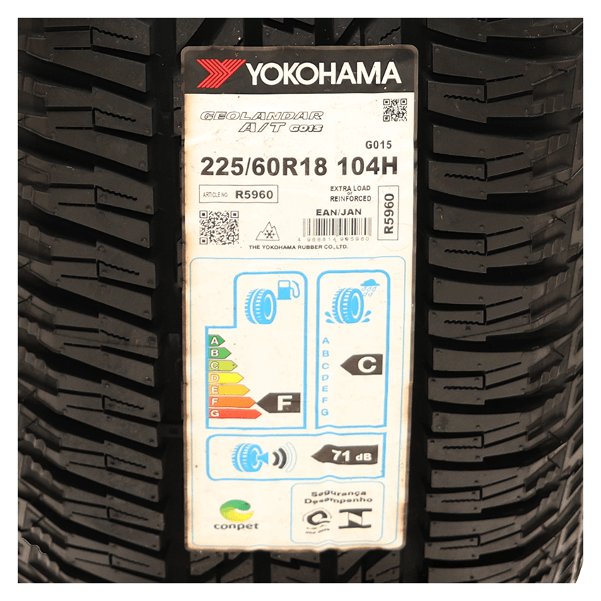Pneu 225/60R18 Yokohama Geolandar AT G015 104H