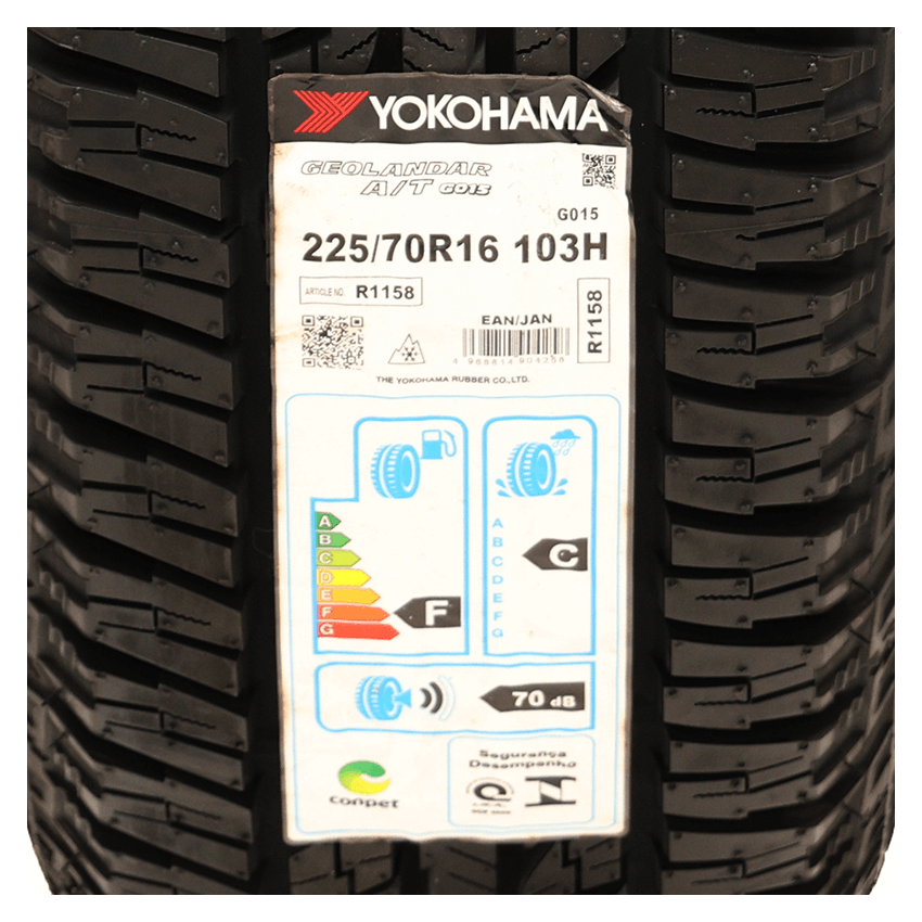 Pneu 225/70R16 Yokohama Geolandar A/T G015 103H
