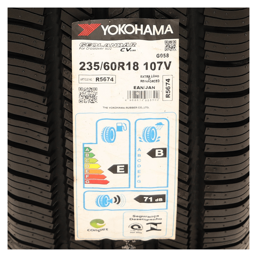 Pneu 235/60R18 Yokohama Geolandar G058 107V