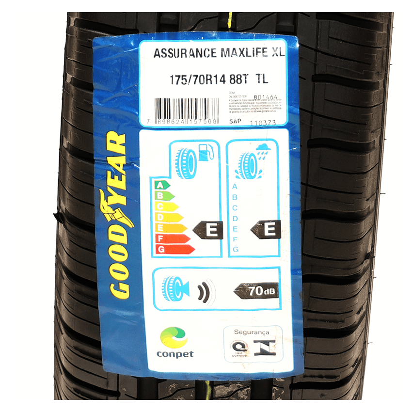 Pneu 175/70R14 Goodyear Assurance Maxlife 88T
