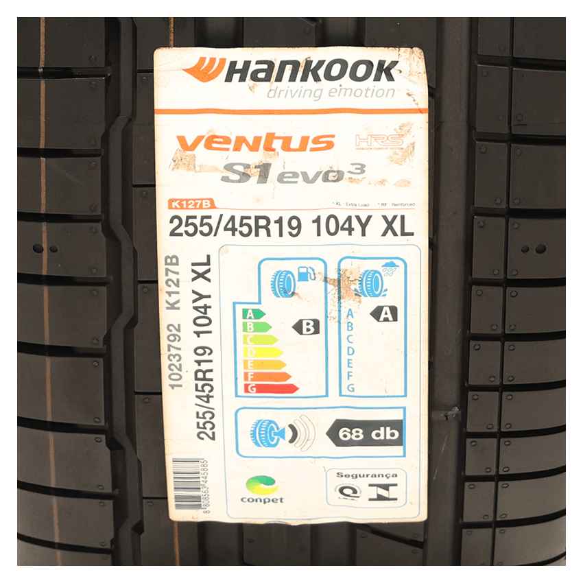 Pneu 255/45R19 Hankook Ventus S1 evo3 K127B 104Y Runflat