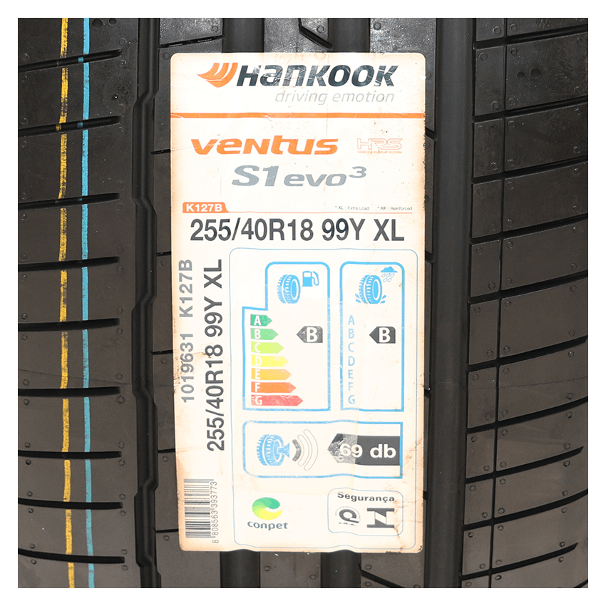 Pneu 255/40R18 Hankook Ventus S1 Evo3 K127B 99Y Runflat