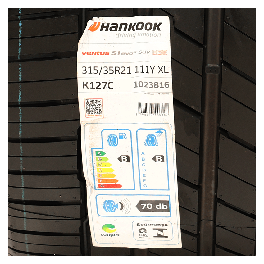 Pneu 315/35R21 Hankook Ventus S1 Evo3 K127C 111Y Runflat