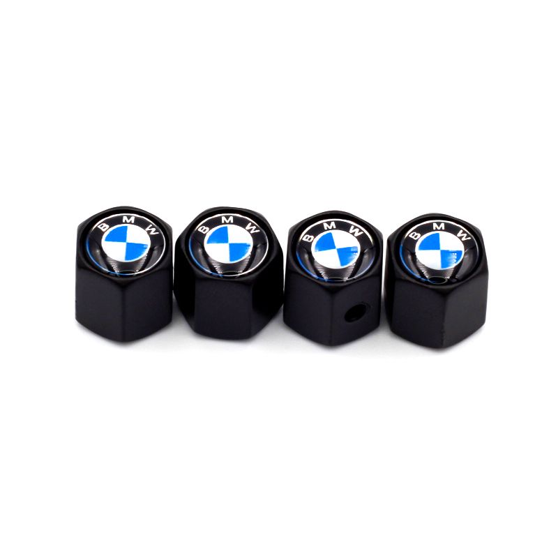 Tampa de Válvula Preta Antifurto Logotipo na Tampa: BMW 1