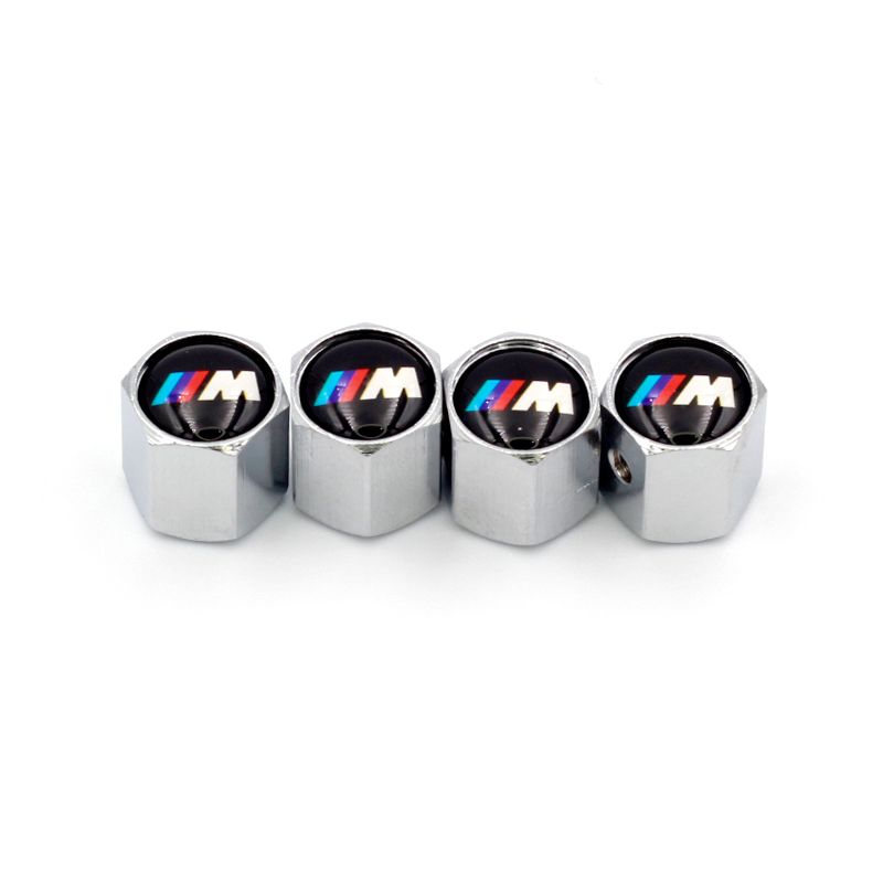 Tampa de Válvula Cromada Antifurto Logotipo na Tampa: BMW M 1