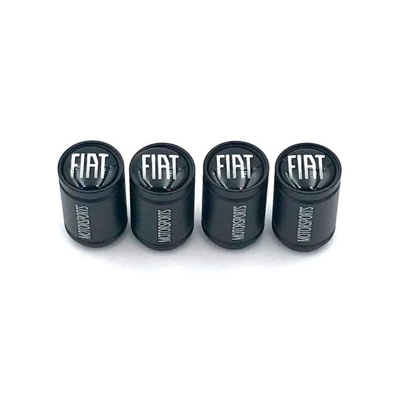 Tampa de Válvula Preta de Alumínio Logotipo na Tampa: Fiat 1