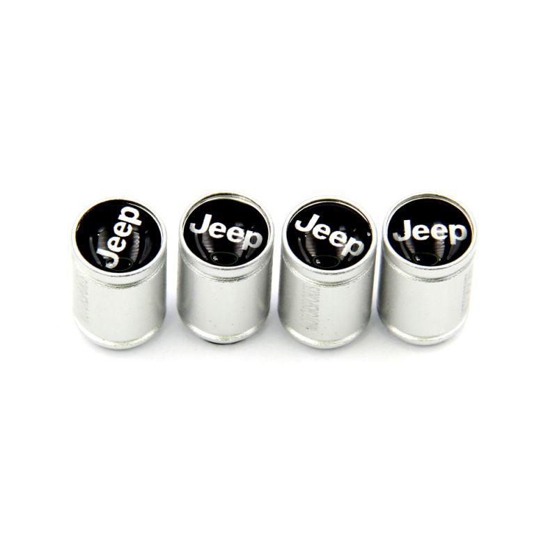 Tampa de Válvula Prata de Alumínio Logotipo na Tampa: Jeep 1
