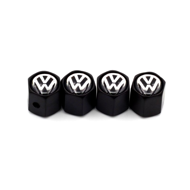Tampa de Válvula Preta Antifurto Logotipo na Tampa: Volkswagen 1