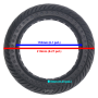 Pneu Sólido para Patinete 8.5x2 V2 Nedong